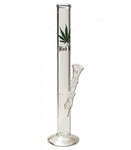 Bong in Vetro Black Leaf