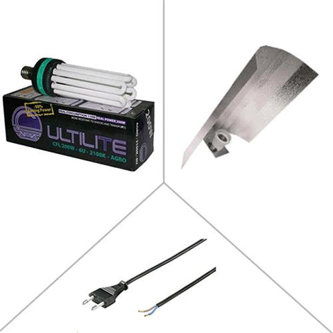 Kit Luce CFL Agro 2100°K Cultilite Basso Consumo